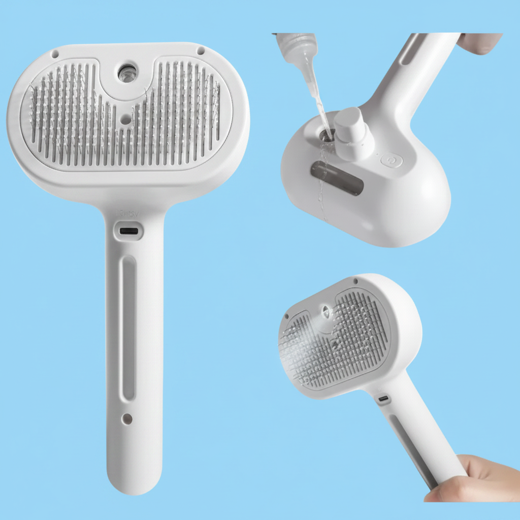 Pet Hair Spray Brush