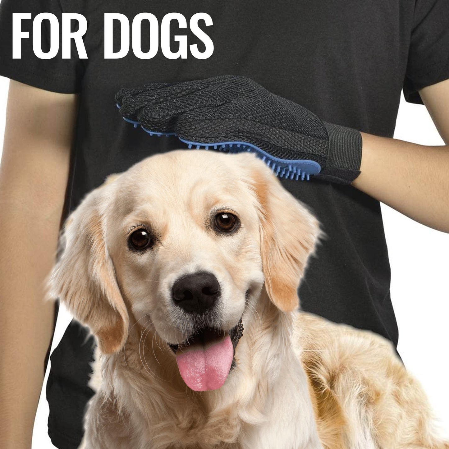 Pet Grooming and Deshedding Hair Removal Gloves
